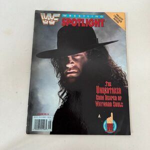WWF/WWE The Undertaker Wrestling Spotlight Magazine Vol.16 With Poster